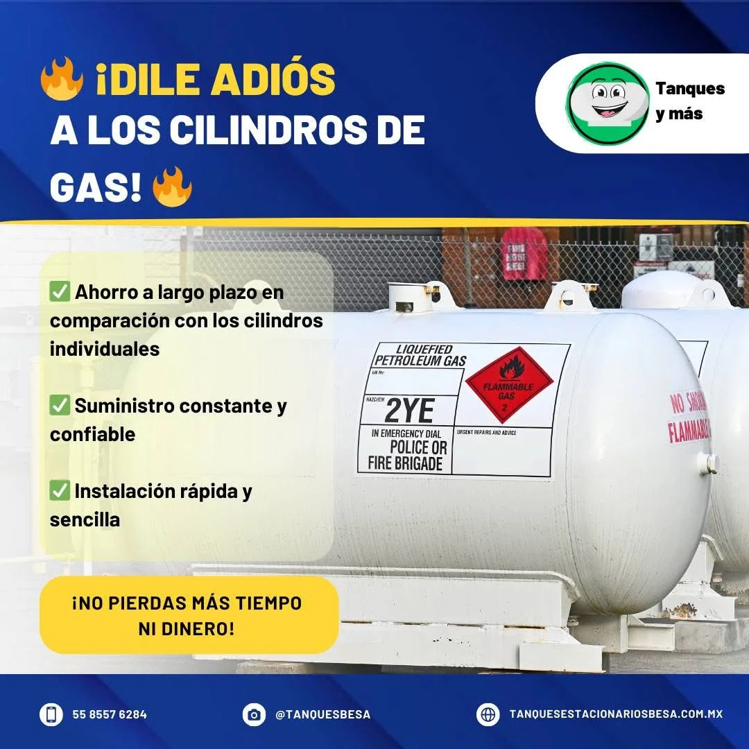 Tanques estacionarios de gas LP